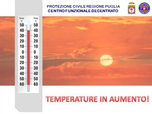 Ondata di calore per i giorni 23, 24 e 25 giugno