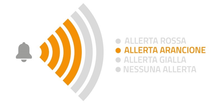 ALLERTA GIALLA per il 18 ottobre 2024 e ALLERTA ARANCIONE per il 19 ottobre 2024